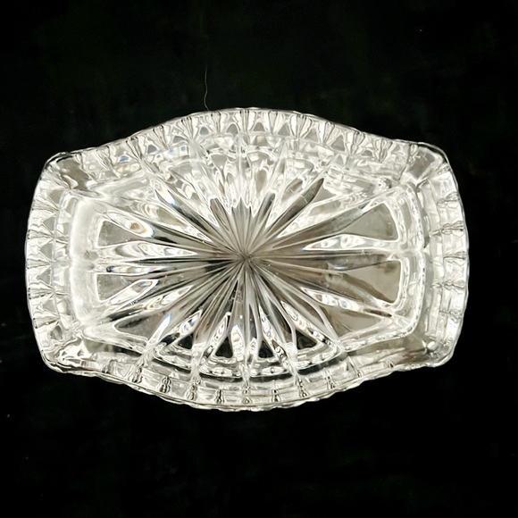 Crystal Trinket Box~With Lid / Vintage - Picture 7 of 9